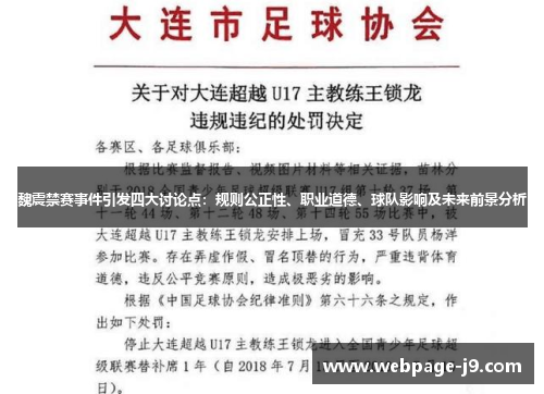 魏震禁赛事件引发四大讨论点：规则公正性、职业道德、球队影响及未来前景分析